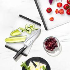 Jogo de tbuas de cozinha antiaderrapante em plstico OXO 2 peas
