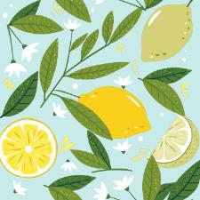 Jogo de guardanapos Paper Design Everyday Lemon Tree em papel Xmas 20 peas