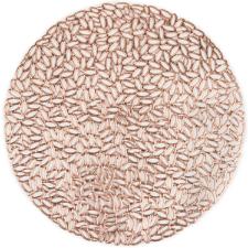 Lugar americano redondo Hudson Lovy Rose em PVC 38cm rose