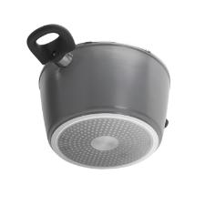 Jogo de panelas Brinox Optima 5 peas em alumnio Stone: Versatilidade, design e fundo para Induo