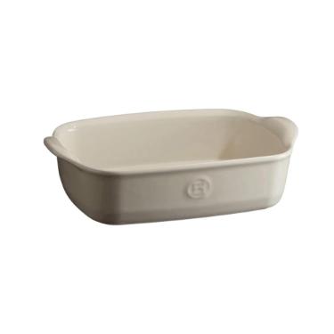 Travessa retangular em cermica Emile Henry 22x14cm areia
