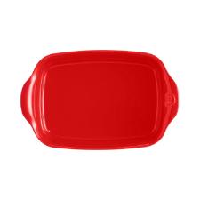 Travessa retangular em cermica Emile Henry 22x14cm vermelha