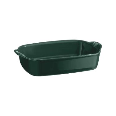 Travessa retangular em cermica Emile Henry 22x14cm verde