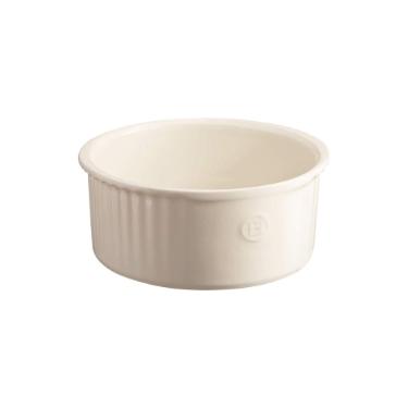 Travessa para souffle em cermica Emile Henry 23cm areia