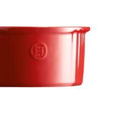 Travessa para souffle em cermica Emile Henry 23cm vermelha