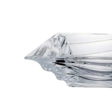Centro de mesa cristal ecolgico Bohemia Casablanca 28x10cm transparente