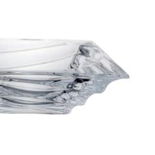 Centro de mesa cristal ecolgico Bohemia Casablanca 28x10cm transparente