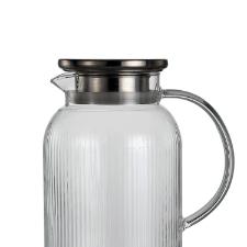 Jarra em vidro canelado e tampa Fracalanza Twinkle 1,5 litro Jarra em vidro canelado e tampa Fracalanza Twinkle 1,5 litro