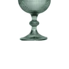 Jogo de taas em vidro borda dourada L'Hermitage Cameratta 365ml 6 peas verde