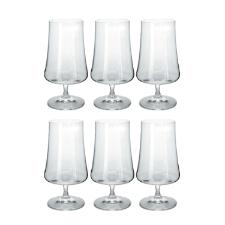 Jogo de ta�as para cerveja cristal ecol�gico Bohemia Xtra 380ml 6 pe�as Incolor