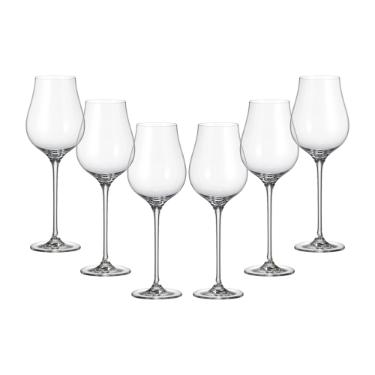 Jogo de taas para vinho do porto cristal ecolgico Bohemia Limosa 250ml 6 peas incolor