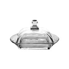 Manteigueira de Cristal Ecolgico L'Hermitage Kite com Tampa 10,5x17,2x9cm