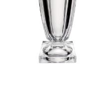 Vaso em cristal ecolgico com p Bohemia Magma 19,5x33cm incolor