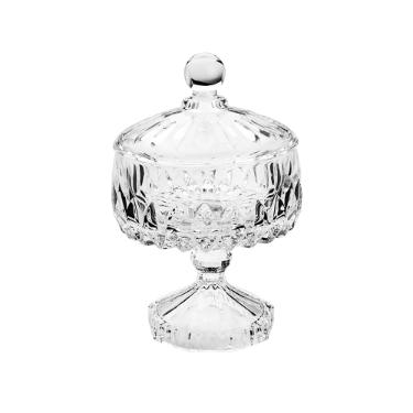Bomboniere Wolff Louise em cristal com p 14x23cm incolor