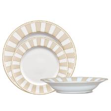 Baixela de pratos em porcelana Noritake Carnivale champanhe 18 peas: Elegncia para a sua mesa