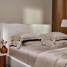 Jogo de Cama queen 100% Bambu Trussardi Girelli cor marrom