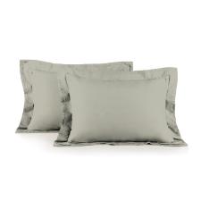 Jogo de fronhas em algodo Trussardi Novoli 200 fios 50x70cm 2 peas grigio