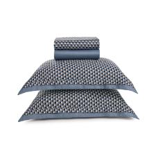 Jogo de cama em algod�o Trussardi Locatelli cetim 200 fios king 280x260cm
