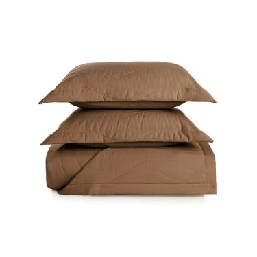 Colcha com Porta-Travesseiro Casal 100% Algodo Egpcio Trussardi Novara Vecchio
