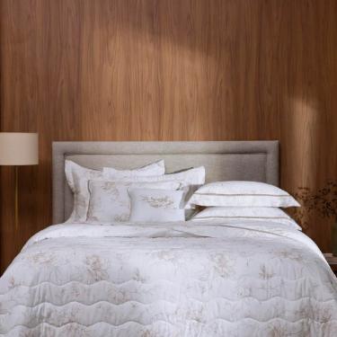 Almofada 300 Fios algodo egpcio Trussardi Madonnari 45cm x 45cm Branco