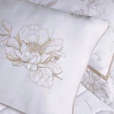 Almofada 300 Fios algodo egpcio Trussardi Madonnari 45cm x 45cm Branco