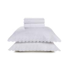 Jogo de cama em algodo Trussardi Farfalla cetim 200 fios king 280x260cm