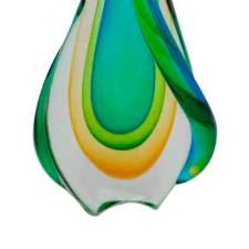 Vaso murano em vidro L'Hermitage Gota 11,9x5,7x24,5cm colorido