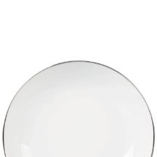 Prato fundo em porcelana L'Hermitage Legacy Silver 20,5cm branco