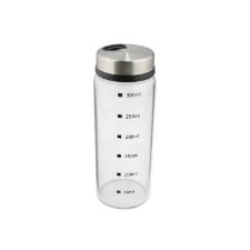 Porta condimento em vidro com Tampa em ao inox Dynasty 300ml incolor
