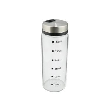 Porta condimento em vidro com Tampa em ao inox Dynasty 300ml incolor
