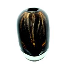 Vaso murano em vidro L'Hermitage Espiral 12,5x8,5x14cm mbar