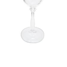 Jogo de taas para gua cristal ecolgico Bohemia Angela 350ml 6 peas prata rim