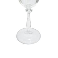 Jogo de taas para gua cristal ecolgico Bohemia Angela 350ml 6 peas ouro rim