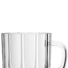 Jogo de canecas em cristal ecolgico L'Hermitage Refinatto 280ml 6 peas