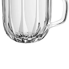Jogo de canecas em cristal ecolgico L'Hermitage Refinatto 280ml 6 peas