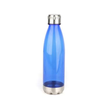 Garrafa de ao inox e plstico Hudson 700ml Azul