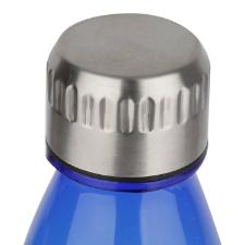 Garrafa de ao inox e plstico Hudson 700ml Azul