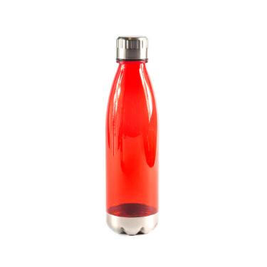 Garrafa de ao inox e plstico Hudson 700ml Vermelha