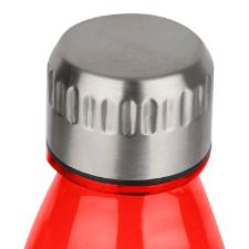 Garrafa de ao inox e plstico Hudson 700ml Vermelha