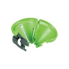 Descascador espiral de plstico e ao inox Hudson DP12 ?9x9x8cm verde e cinza