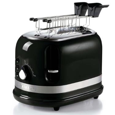 Torradeira eltrica Ariete 149 Moderna 6 nveis de tostagem preta 750w 220v