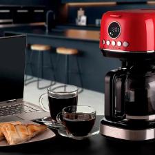 Cafeteira americana Ariete 1396 Moderna vermelha programvel 15 xcaras 900w 220v