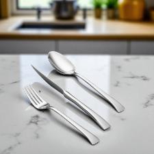 Faqueiro em Ao Inox Wolff Berna 101 Peas com Caixa Litografada: Completo e Elegante para 12 Pessoas