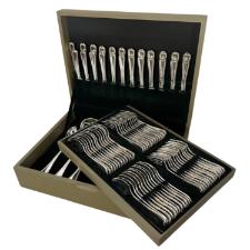 Faqueiro em Prata Saint James Lace 101 Peas com Estojo: Luxo e Delicadeza para 12 Pessoas