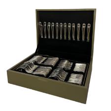 Faqueiro em Prata Saint James Lace 101 Peas com Estojo: Luxo e Delicadeza para 12 Pessoas