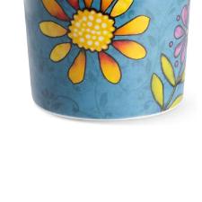 Aucareiro em porcelana Egan Italy Bellamore 240ml azul
