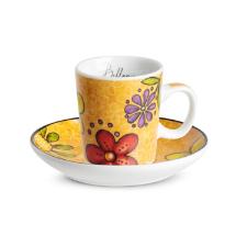Jogo de xcaras com pires Egan Italy Bellamore 100ml 2 peas amarelo