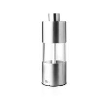 Moedor de pimenta e sal em inox e acrlico AdHoc Classic 13cm prata