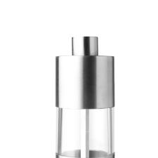 Moedor de pimenta e sal em inox e acrlico AdHoc Classic 13cm prata