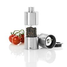 Moedor de pimenta e sal em inox e acrlico AdHoc Classic 13cm prata